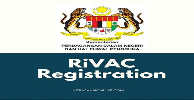 RiVAC : Registration/Pendaftaran Program Vaksinasi Barisan Hadapan Ekonomi Bagi Sektor Peruncitan RiVAC : Registration/Pendaftaran Program Vaksinasi Barisan Hadapan Ekonomi Bagi Sektor Peruncitan