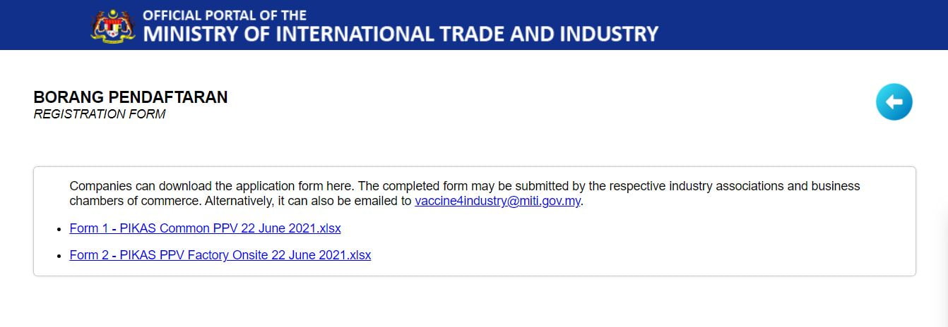 pikas application form miti