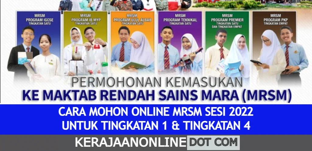 permohonan kemasukan mrsm 2022