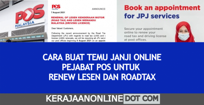 Online 2021 lesen memandu renew Cara Renew