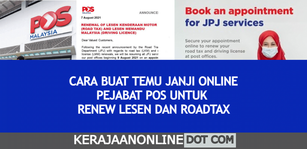 Online pos booking malaysia Nak Renew