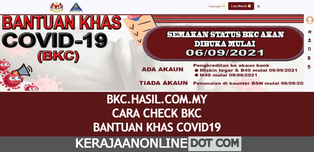 cara check bkc