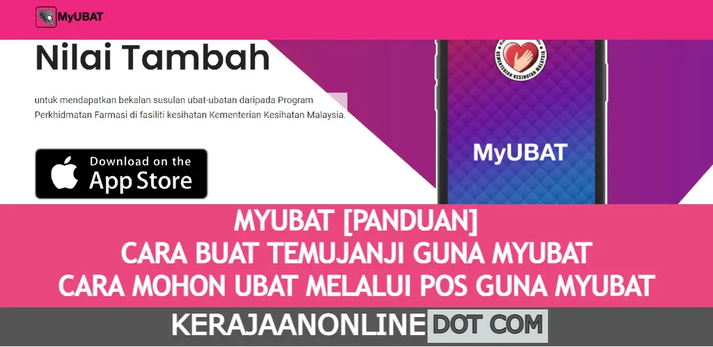 aplikasi myubat