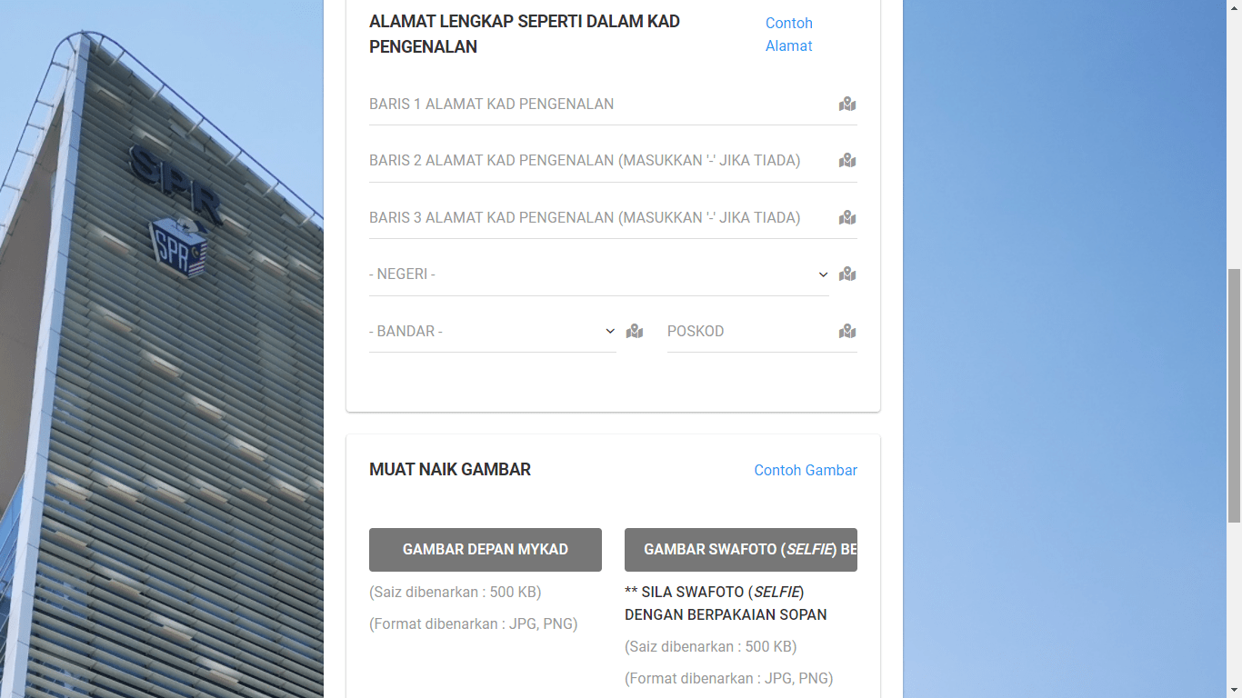 LANGKAH CHECK TEMPAT MENGUNDI ONLINE SPR