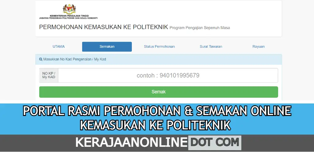 ambilan polycc edu my