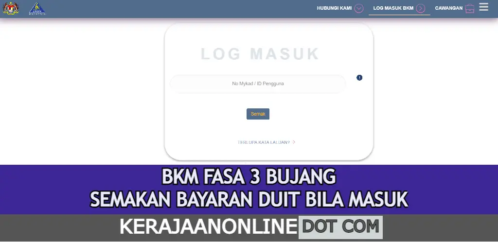 BKM FASA 3 BUJANG