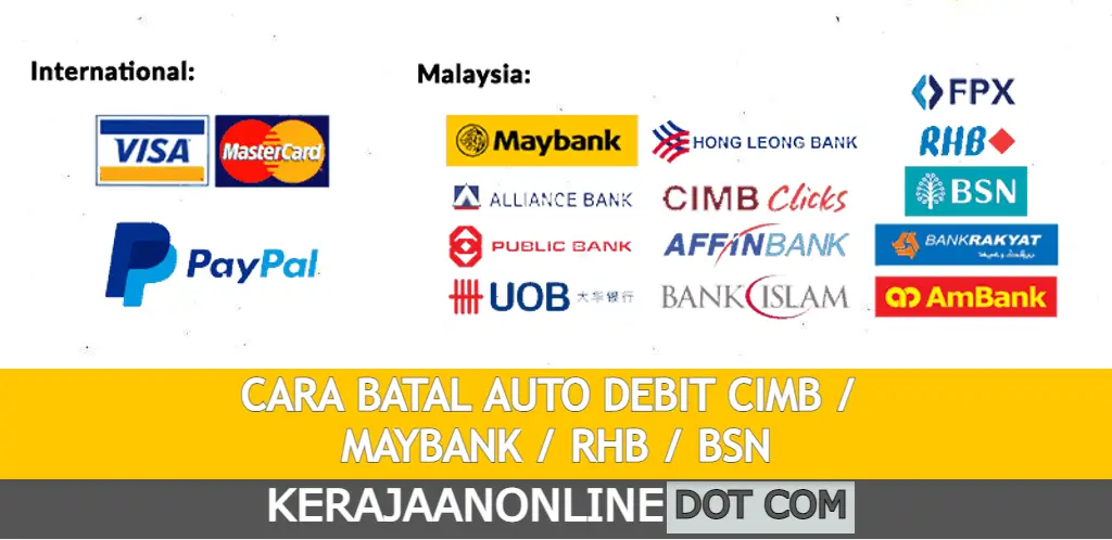CARA BATAL AUTO DEBIT