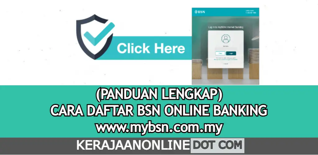 macam mana nak daftar bsn online banking