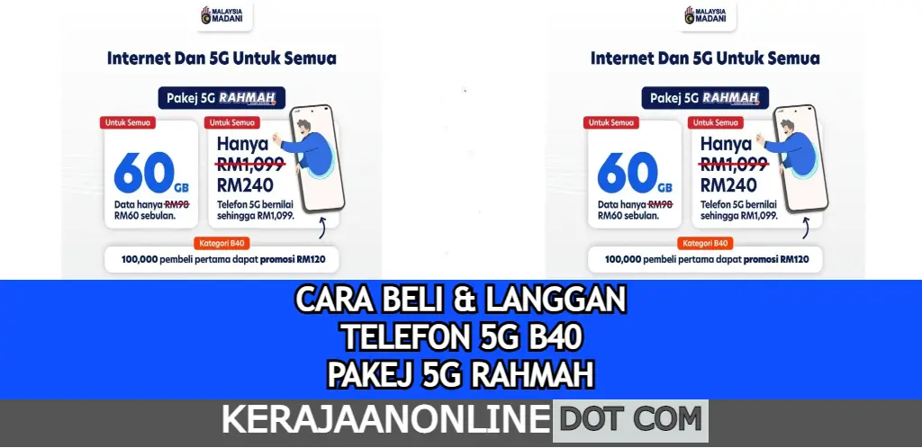 PERMOHONAN PAKEJ 5G RAHMAH