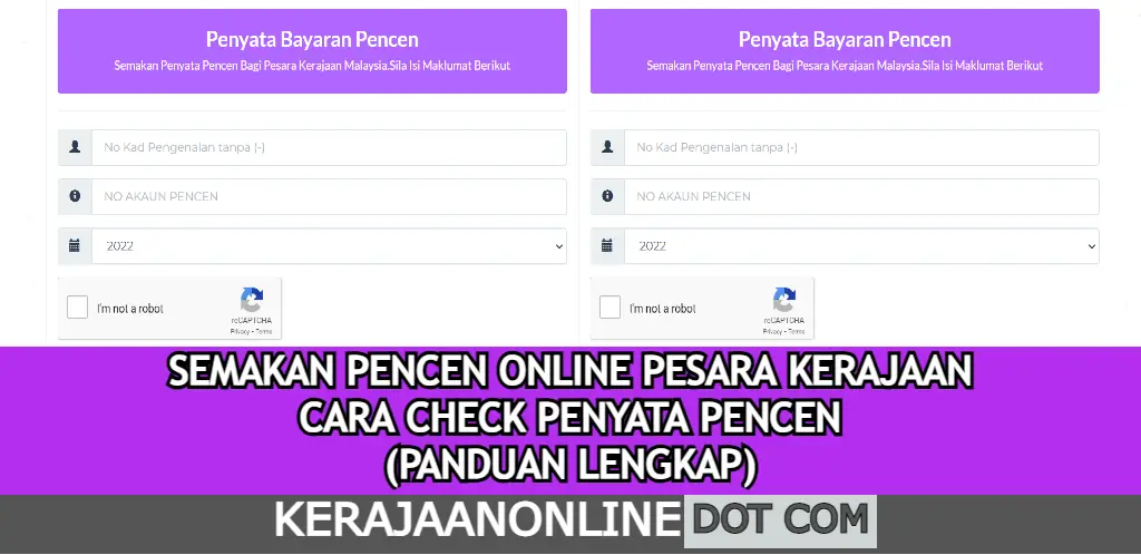 SEMAKAN PENCEN
