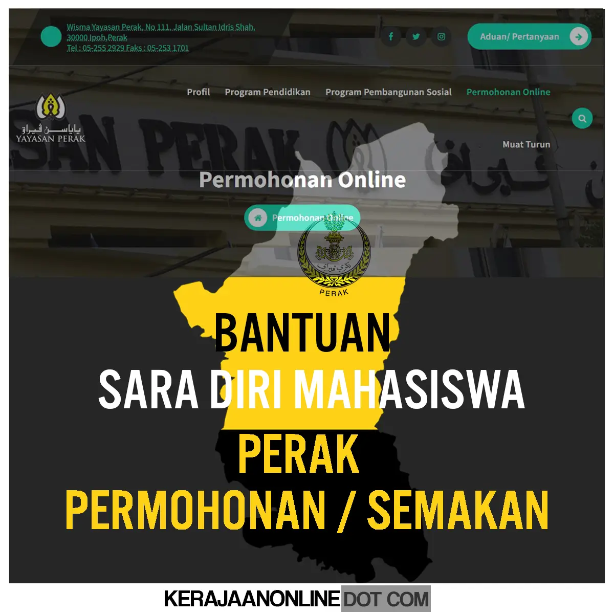 bantuan sara diri mahasiswa perak