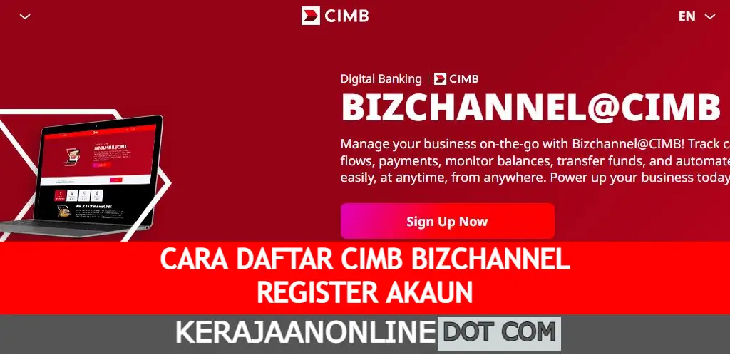 cara daftar cimb bizchannel